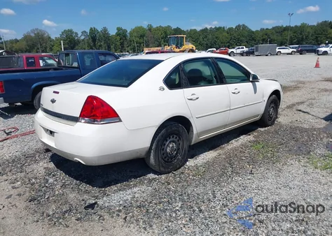 2007 Chevrolet Impala Police из США, поврежденный, VIN 2G1WS55R579382981